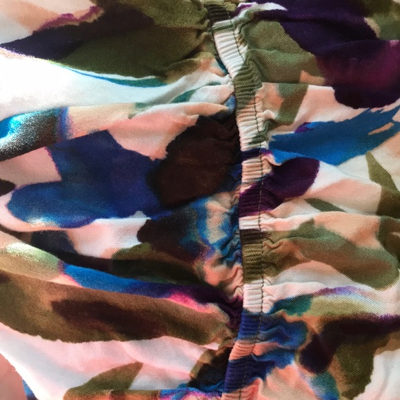 Floral one shoulder ruffle summer dress - Picture 2 of 2